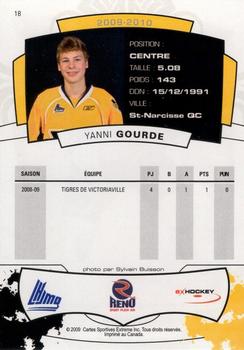 2009-10 Extreme Victoriaville Tigers (QMJHL) #18 Yanni Gourde Back