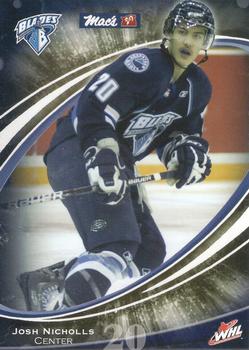 2009-10 Saskatoon Blades (WHL) #B-13 Josh Nicholls Front