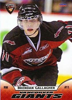2009-10 Choice Vancouver Giants (WHL) #8 Brendan Gallagher Front