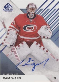 2016-17 SP Game Used - Blue Autographs #68 Cam Ward Front