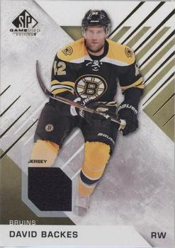 2016-17 SP Game Used - Gold Material #20 David Backes Front