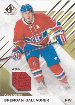 2016-17 SP Game Used - Gold Material #76 Brendan Gallagher Front