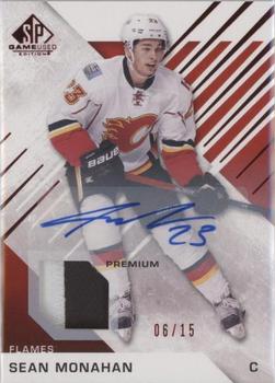 2016-17 SP Game Used - Red Autograph Material Spectrum Premium #72 Sean Monahan Front