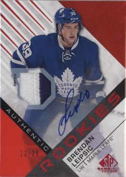 2016-17 SP Game Used - Red Autograph Material Spectrum Premium #160 Brendan Leipsic Front