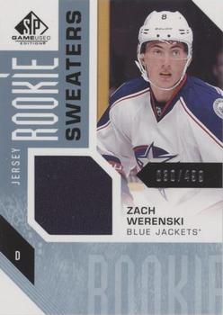 2016-17 SP Game Used - Rookie Sweaters #RS-ZW Zach Werenski Front