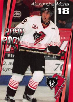 2000-01 Cartes, Timbres et Monnaies Sainte-Foy Rouyn-Noranda Huskies (QMJHL) #9 Alexandre Morel Front