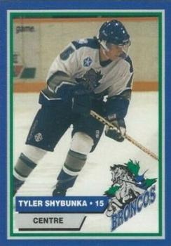 1996-97 Swift Current Broncos (WHL) #10 Tyler Shybunka Front