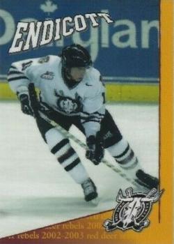 2002-03 Red Deer Rebels (WHL) #NNO Derek Endicott Front