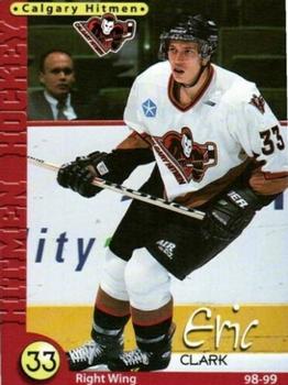 1998-99 Calgary Hitmen (WHL) #22 Eric Clark Front
