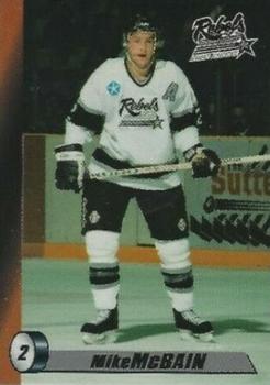 1996-97 Red Deer Rebels (WHL) #NNO Mike McBain Front
