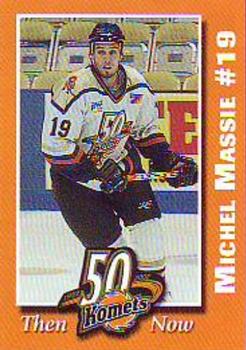 2001-02 Shoe Carnival Fort Wayne Komets (UHL) #11 Michel Massie Front