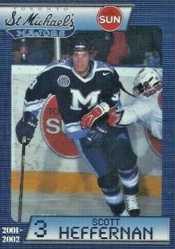 2001-02 Toronto Sun Toronto St. Michael's Majors (OHL) #NNO Scott Heffernan Front