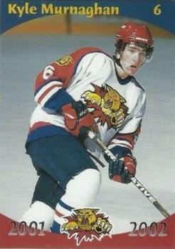 2001-02 Moncton Wildcats (QMJHL) #4 Kyle Murnaghan Front