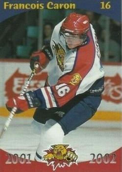 2001-02 Moncton Wildcats (QMJHL) #10 Francois Caron Front