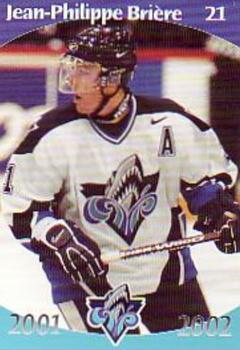 2001-02 Rimouski Oceanic (QMJHL) #12 Jean-Philippe Briere Front