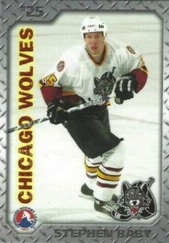 2005-06 Chicago Wolves (AHL) #2 Stephen Baby Front