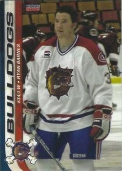 2005-06 Choice Hamilton Bulldogs (AHL) #3 Ryan Barnes Front