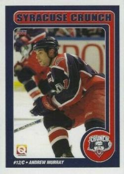 2005-06 Choice Syracuse Crunch (AHL) #7 Andrew Murray Front