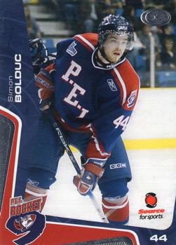 2005-06 Extreme Prince Edward Island Rocket (QMJHL) #NNO Simon Bolduc Front