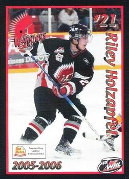 2005-06 Moose Jaw Warriors (WHL) #NNO Riley Holzapfel Front