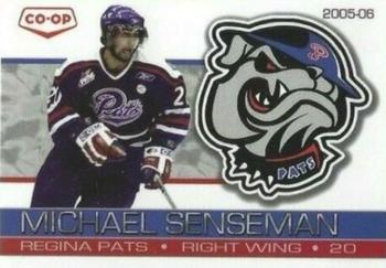 2005-06 Co-op Regina Pats (WHL) #23 Michael Senseman Front