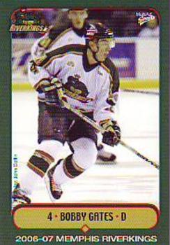 2006-07 MultiAd Memphis RiverKings (CHL) #4 Bobby Gates Front