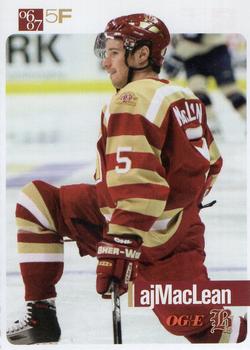 2006-07 OG&E Oklahoma City Blazers (CHL) #2 A.J. MacLean Front