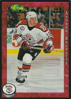 1994-95 Classic Portland Pirates (AHL) #NNO Andrew Brunette Front