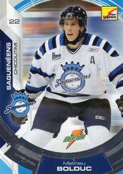 2006-07 Extreme Chicoutimi Sagueneens (QMJHL) #4 Mathieu Bolduc Front