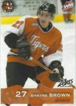 2006-07 Medicine Hat Tigers (WHL) #NNO Shayne Brown Front