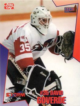 1995-96 Frito-Lay Toledo Storm (ECHL) #NNO David Goverde Front