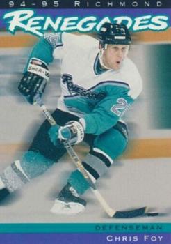 1994-95 Richmond Renegades (ECHL) #NNO Chris Foy Front