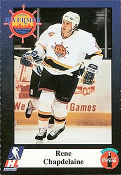 1994-95 Multi-Ad Peoria Rivermen (IHL) #NNO Rene Chapdelaine Front