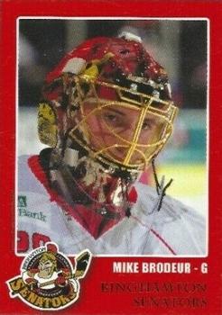 2010-11 Binghamton Senators (AHL) #4 Mike Brodeur Front