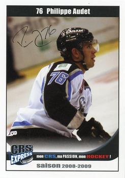 2008-09 St. Georges CRS Express (LNAH) #1 Philippe Audet Front