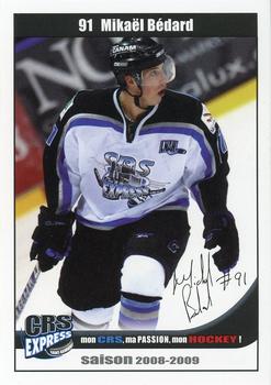 2008-09 St. Georges CRS Express (LNAH) #2 Mikael Bedard Front