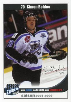 2008-09 St. Georges CRS Express (LNAH) #6 Simon Bolduc Front