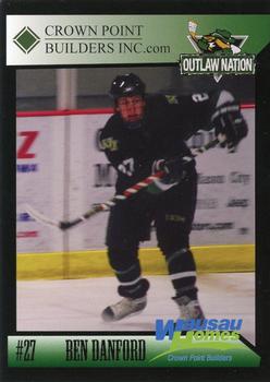 2008-09 North Iowa Outlaws (NAHL) #NNO Ben Danford Front