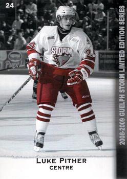 2008-09 M&T Printing Guelph Storm (OHL) #NNO Luke Pither Front