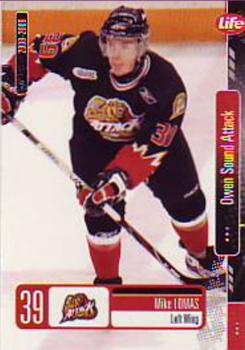 2008-09 Extreme Owen Sound Attack (OHL) #12 Mike Lomas Front