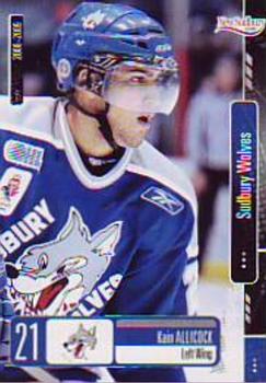 2008-09 Extreme Sudbury Wolves (OHL) #2 Kain Allicock Front