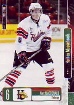 2008-09 Extreme Halifax Mooseheads (QMJHL) #4 Alex MacDonald Front
