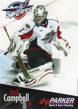 2010-11 Parker Sport & Gear Cleaning Windsor Spitfires (OHL) #2 Jack Campbell Front