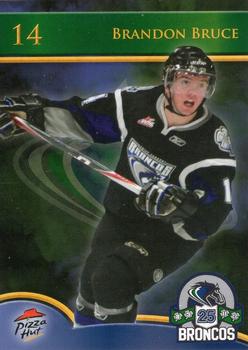 2010-11 Swift Current Broncos (WHL) #NNO Brandon Bruce Front