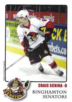 2011-12 Binghamton Senators (AHL) #28 Craig Schira Front