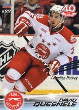 2011-12 Choice Sault Ste. Marie Greyhounds (OHL) #20 David Quesnele Front
