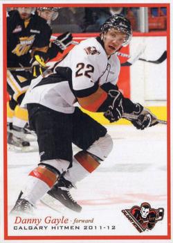 2011-12 Calgary Hitmen (WHL) Booster Club #NNO Daniel Gayle Front