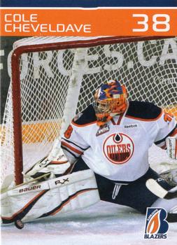 2011-12 Kamloops Blazers (WHL) #NNO Cole Cheveldave Front