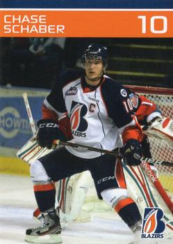 2011-12 Kamloops Blazers (WHL) #NNO Chase Schaber Front