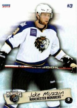 2012-13 Choice Manchester Monarchs (AHL) #17 Jake Muzzin Front